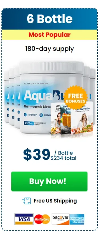 AquaBurn 6 bottle
