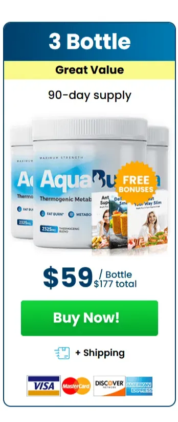 AquaBurn 3 bottle