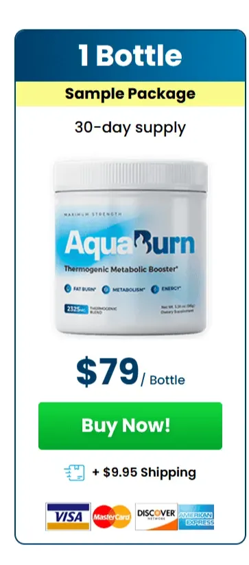 AquaBurn 1 bottle